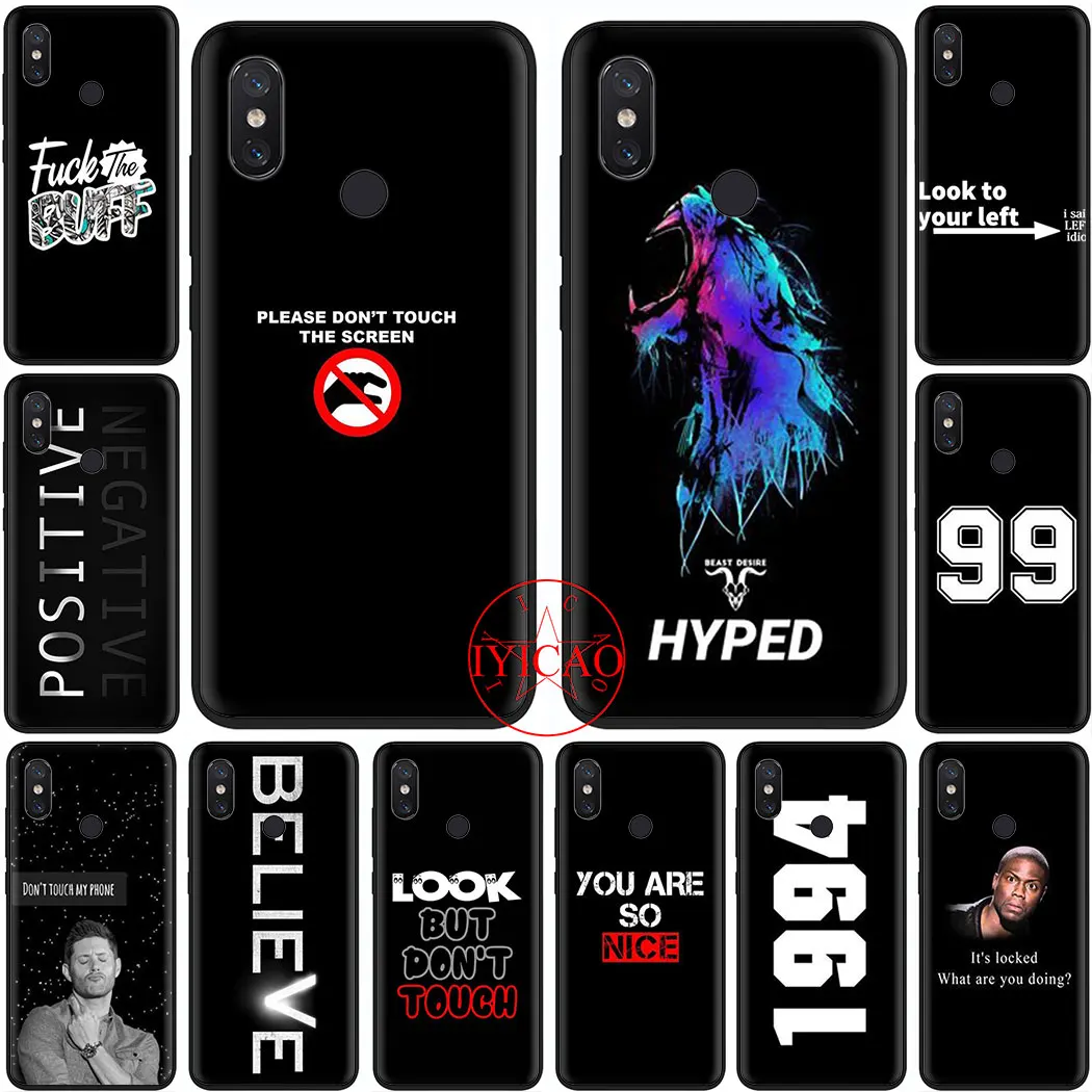 look but don t touch Soft Silicone Phone Case Cover for Redmi Note 4X 5A Prime 6 7 8 Pro 8T | Мобильные телефоны и