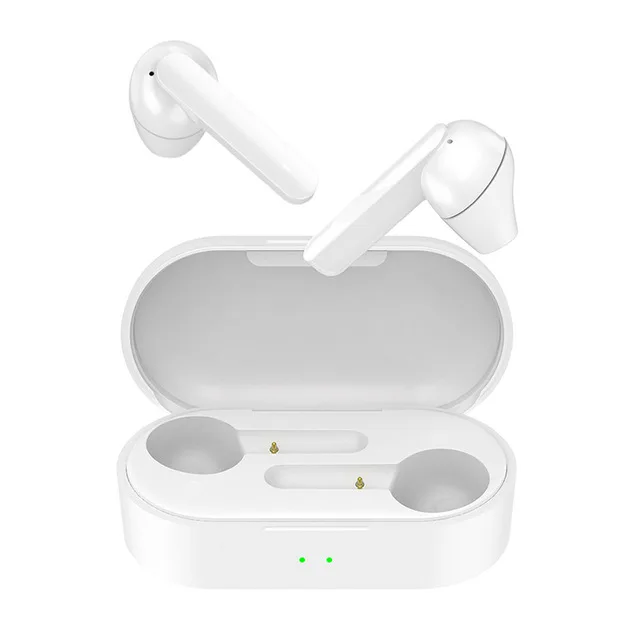 T3 true wireless bluetooth гарнитура 5,0 наушники-вкладыши TWS с полу-in-ear интеллигентая(ый) сенсорный снижение шума DSP Hi-Fi HD voice IPX5 из водонепроницаемого материала - Цвет: Белый