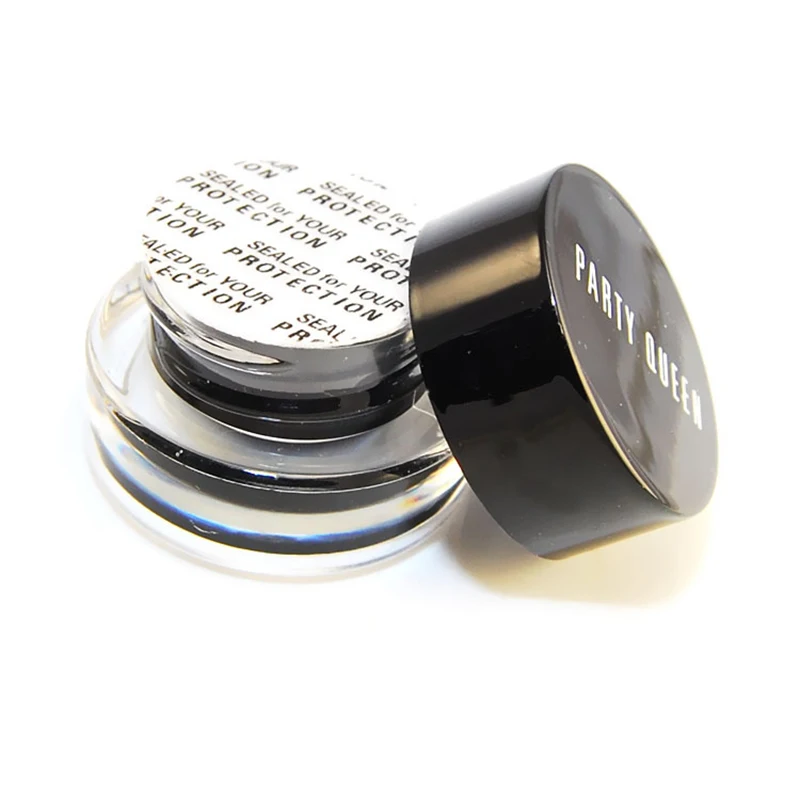 Party Queen Black & Brown Waterproof Smudge-proof Eyeliner Cream Makeup Glamour Eyes Lasting Drama Gel Eyeliner Set With Brush Party Queen Black & Brown Waterproof Smudge-proof Eyeliner Cream Makeup Glamour Eyes Lasting Drama Gel Eyeliner Set With Brush