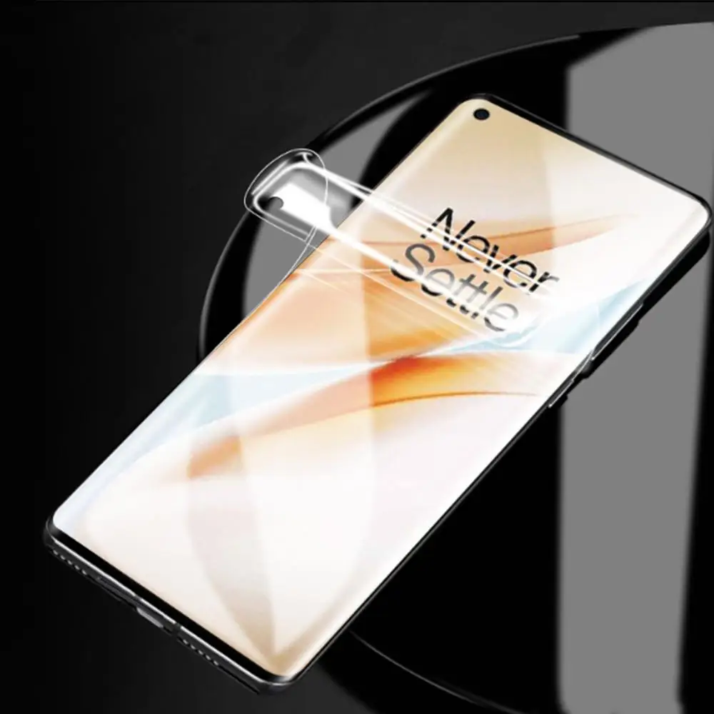 Мягкая Гидрогелевая пленка для Oneplus 8 Pro Защита экрана Nord 1 + 6 6T 7 7T полное покрытие