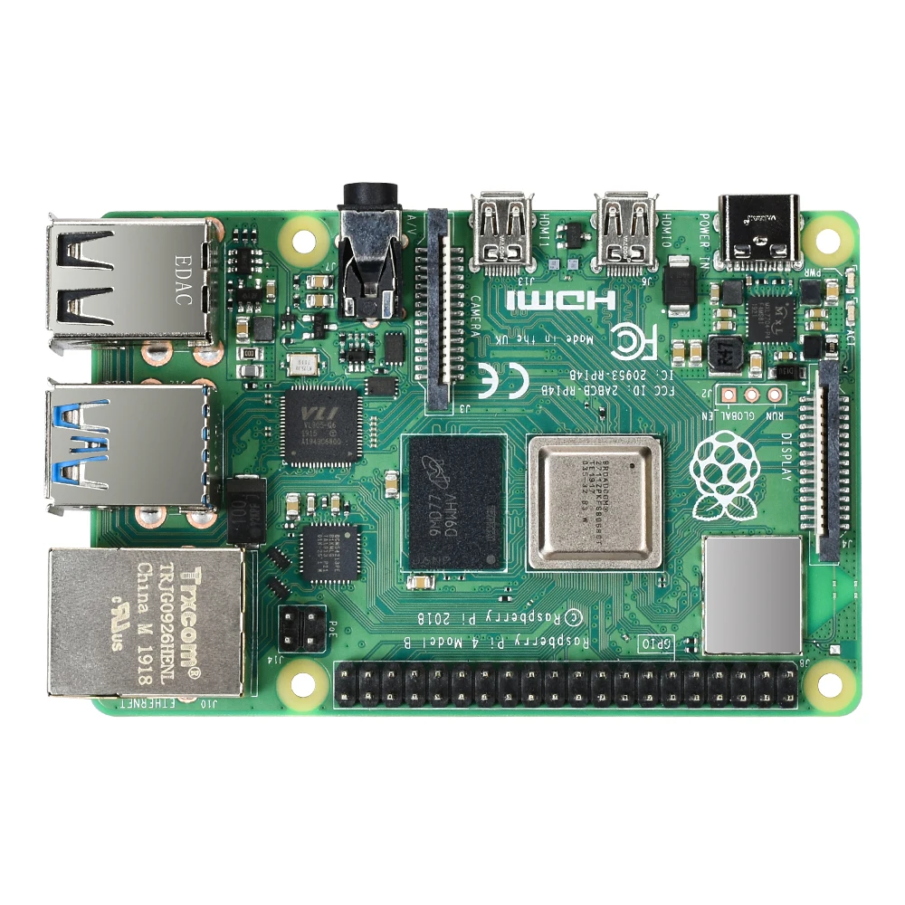 Новый Raspberry Pi 4 Модель B комплект макетной платы с 4 Гб оперативной памяти Cortex-A72 1,5 ГГц Поддержка 2,4/5,0 ГГц wifi Bluetooth 5,0