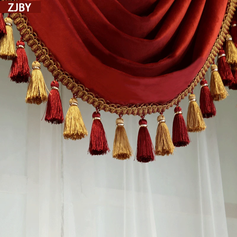 Плотные занавески на заказ для гостиной, спальни, виллы, роскошные ...