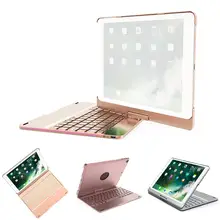 Wireless Tablet Keyboard Rotating Breathing Light Bluetooth Keyboard for New iPad 2018/2017 Pro 9.7/Air2 Replacement Keyboard