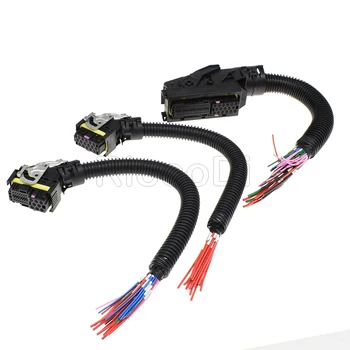 

1Set 16/36/89 Pins ECU Connector Auto PC Board Socket Way EDC7 Common Rail With Wiring Harness For Bosch 1928404195