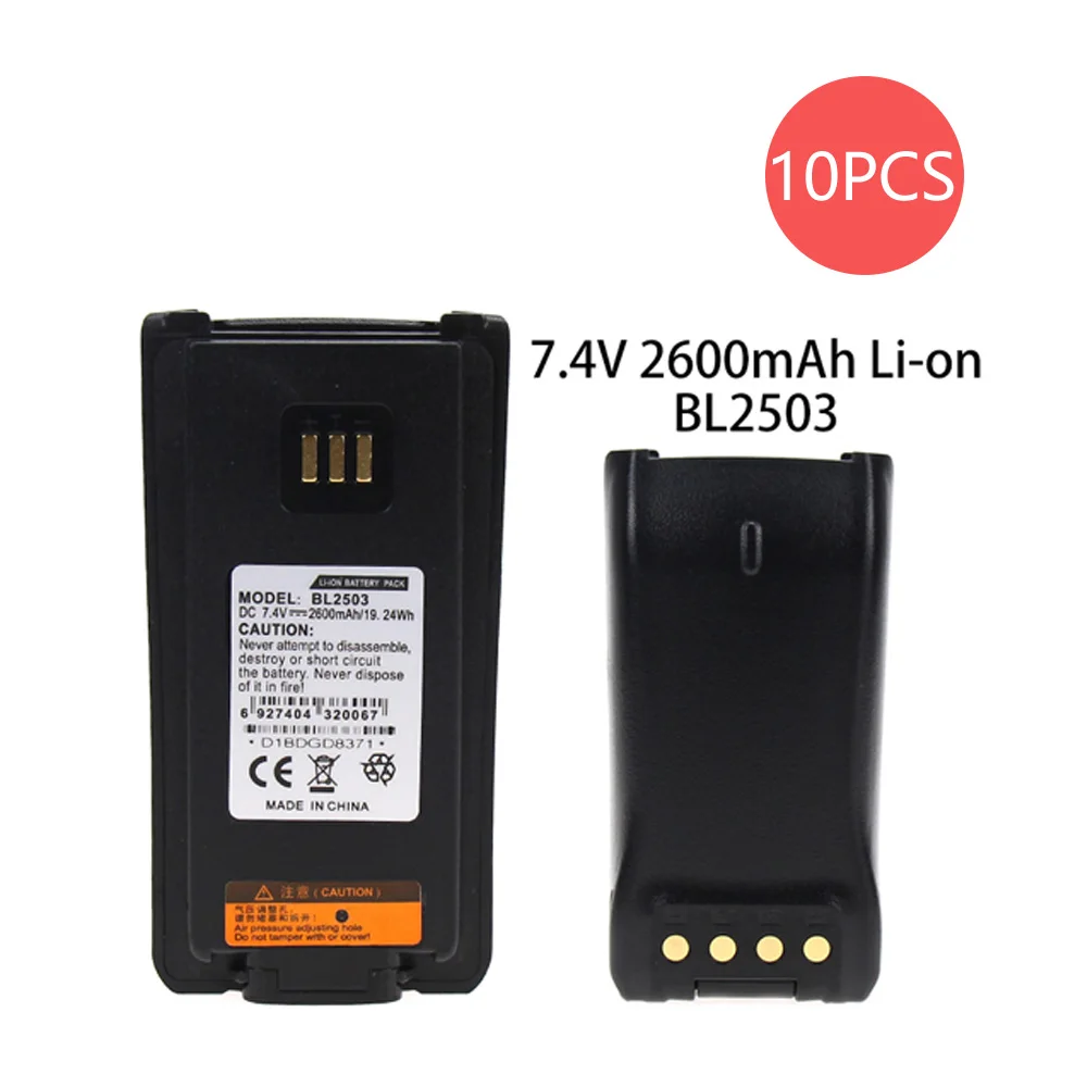 Bateria para Hyt Substituição Dmr Pd-782 Pd-502 Pd-506 Pd-606 Pd700 Pd-700 Pd700s Pd702g-u1 10x Bl2006 Bl2008 Pd-702