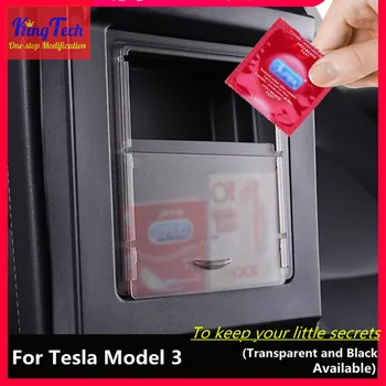 

Hidden Style Storage box for Tesla Model 3 Central Control Armrest box Organizer Box Stowing & Tidying Inerior Accessories