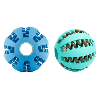 Toys for Dogs Rubber Dog Ball For Puppy Funny Dog Toys For Pet Puppies Large Dogs Tooth Cleaning Snack Ball 1