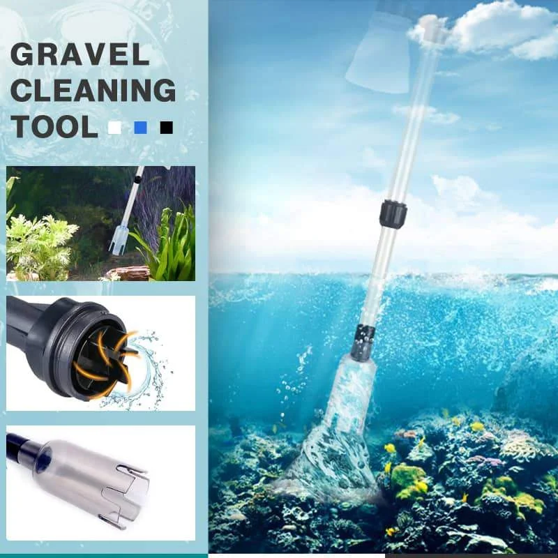 Electric Aquarium Gravel Cleaner Fish Tank Water Changer Sand Washer