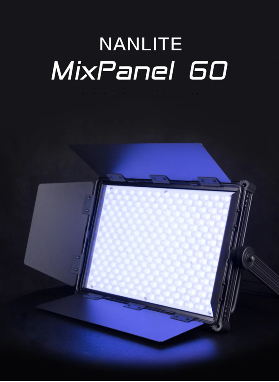 Nanguang MixPanel 60 Вт 150 Вт Светодиодный светильник RGB Полноцветный со специальным эффектом светильник для фотостудии видео кино светильник ing