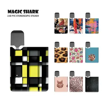 

Magic Shark Painting One Piece Fruits Cat Leopard Full Wrap Sticker Skin Film Case Cover for OVNS JC01