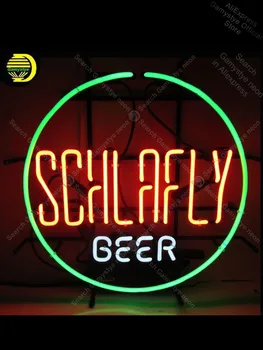 

NEON SIGN For Schlafly Beer NEON Lamp GLASS Tube Decor Beer Bar Pub SIGN Neon Indoor Signs Outdoor Wall Light Crown Roya Sign