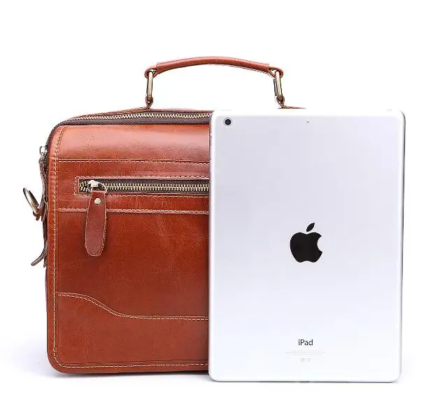 Echt leer mannen casual zakelijke laptop tas aktetas tassen Echt leer mannen casual zakelijke laptop tas aktetas tassen