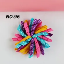 100 шт в группа пасхальные волосы банты Банни заколки для волос Желе Bean бант для волос пасхальный цыпленок заколки для волос для девочек аксессуары для волос