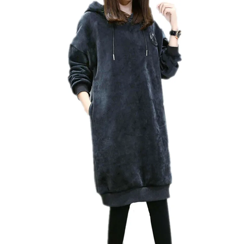 Zwart Casual Nieuwe Party Jurken Lange Mouwen Jurk Winter Herfst Jurk Vrouwen Kleding Hooded Plus Size Vrouwen Jurken Xxxl FYY246 Zwart Casual Nieuwe Party Jurken Lange Mouwen Jurk Winter Herfst Jurk Vrouwen Kleding Hooded Plus Size Vrouwen Jurken Xxxl FYY246