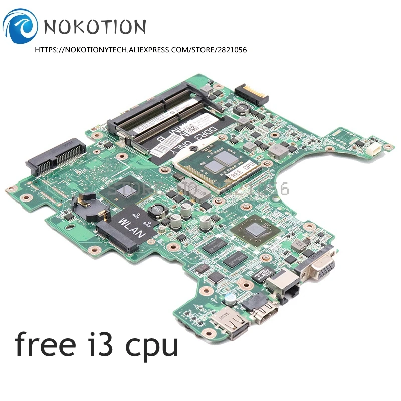 NOKOTION для DELL inspiron 1764 материнская плата ноутбука CN 00W15K DA0UM3MB8E0 HM55 DDR3 Бесплатный
