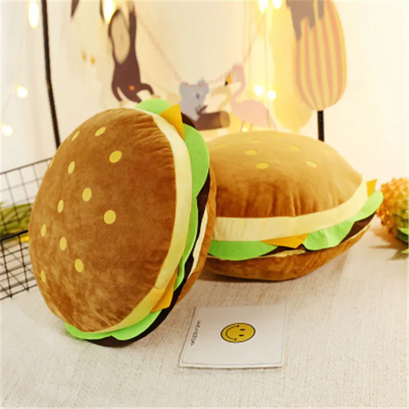 30/50 см новые творческие гамбургер плюшевые офисные гамбургер пародия Милая Подушка подарок на день рождения