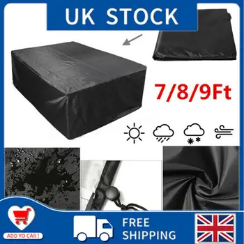 

UK Pool Table Cover Billiard Table Cover Large 7 8 9 ft Foot Snooker Dustproof