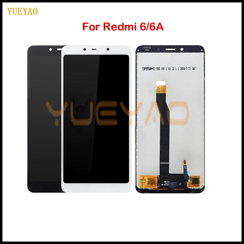 5 45 &quot1440*720 ЖК + рамка для Xiaomi Redmi 6 ЖК-экран Замена 6A ЖК-сборка | Мобильные телефоны и
