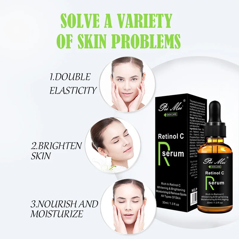 30ml Face Facial Serum Vitamin C Retinol Serum Firming Repair Skin Anti Wrinkle Anti Acne Anti Aging Serum lifting Skin Care 30ml Face Facial Serum Vitamin C Retinol Serum Firming Repair Skin Anti Wrinkle Anti Acne Anti Aging Serum lifting Skin Care