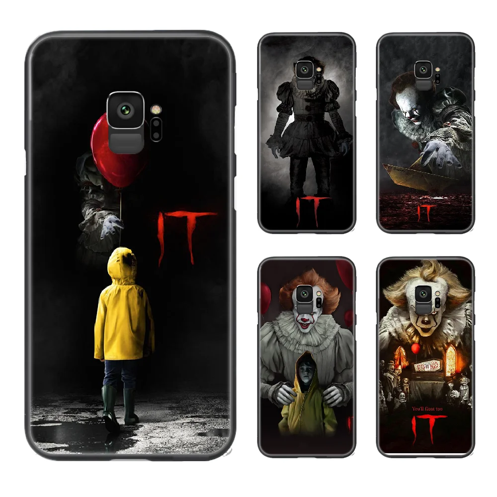 Чехол для телефона Stephen King It pennywise чехол Samsung Galaxy A10 A20 A30 E A40 A50 A51 A70 A71 J 5 6 7 8 S Черный
