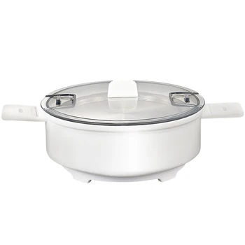 

Multifunctional Electric Cooker Heating Pan Electric Cooking Pot Machine Hot Pot Noodles Eggs Soup Steamer Fold Rice Cooker EU P