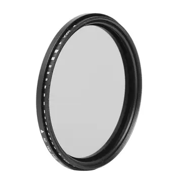 

58mm/62mm/67mm/72mm/77mm/82mm Slim Fader Variable ND Filter ND2 to ND400 Neutral Density Lens Filter