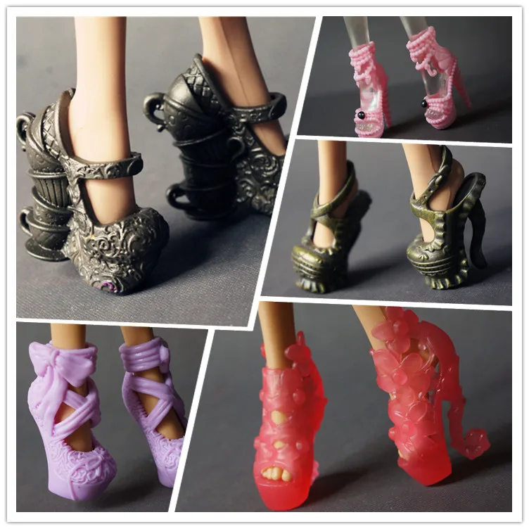 Muchos tipos de zapatos para Monster High Monster, Zapatos altos para  niños, botas Wave 4|Muñecas| - AliExpress