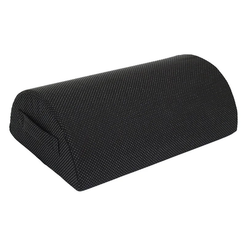 Офисная подушка для отдыха ног под стол подушка для отдыха твердая Пена Подушка для колена не скользящая Моющаяся - Цвет: Black Nonslip Cloth