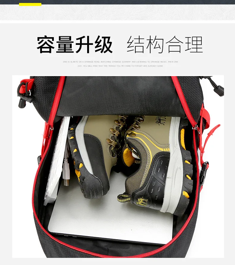 

Ronglida 2019 Hot Selling Hot Selling Outdoor Sports Men And Women Celebrity Style Waterproof Bag Mountaineering Bag Backpack