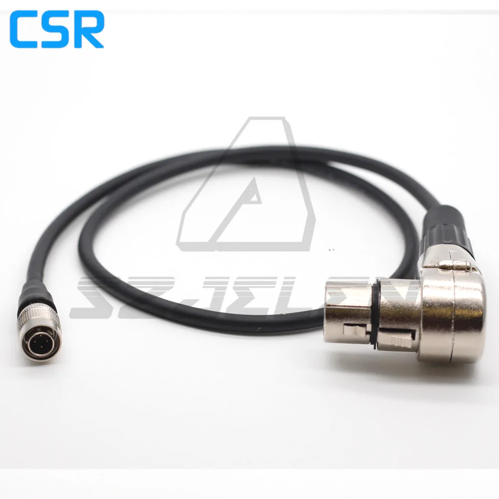 

SONY камера Hirose 4pin 12V to Right angle XLR 4pin female для питания адаптер питания кабель питания