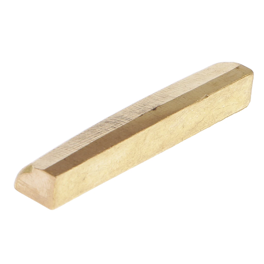 Acoustic Guitar Slotted Nut Brass String Instrument Accs For 6-String Guitar
