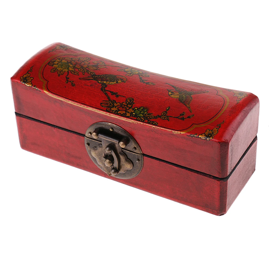 

Collectible Handmade Mini Wood Pillow Box Display Jewelry Necklace Gift Box