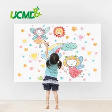 Самоклеящаяся мягкая доска стираемая Рисование граффити доска для записей домашний офис школа Декор стены маркер стикер ручка