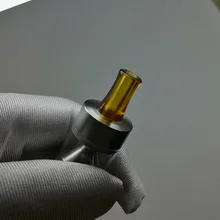 Улучшенный 510 длинный капельный наконечник MTL полированный Гладкий губ ощущение узкого отверстия PEI Ultem Vape наконечник для 510 RDA RTA Ecigarette аксессуары