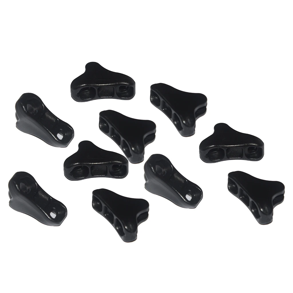 Anti Slide 10pcs Guy Line Cord Runner Camping Tent Rope Tensioner Fastener