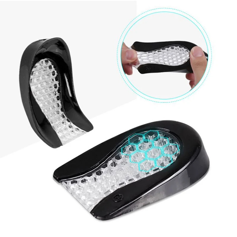 Shoe Insoles Heightening Foot Patches 1.2-4.3cm Invisible Height Increase Insole Cushion Height Lift Adjustable Cut Shoe Heel Insert Taller Support Absorbant Foot Pad