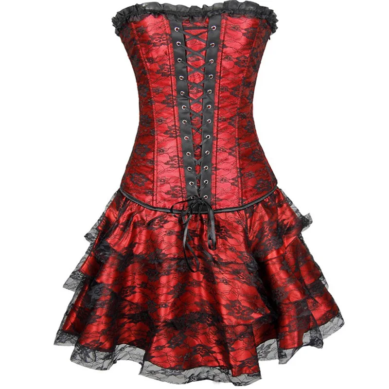 Sealeaf Lady Lace Corset Mini Tutu Skirts Outfit Palace Steampunk Rock Nightclub Bar -Zentai shop online H713b902817d64e85bf11ad105d26b642V.jpg