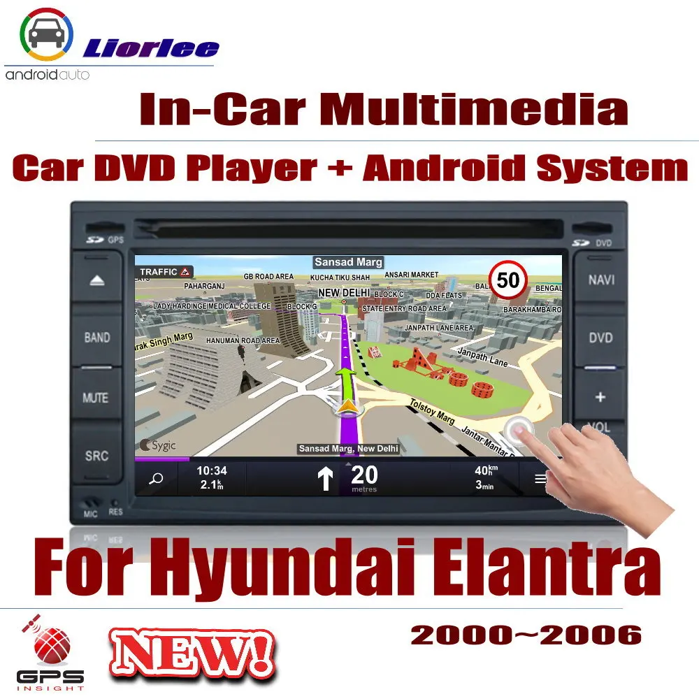 Special Offers For Hyundai Elantra 2000~2006 Car Android Player Radio GPS Navigation Displayer System Audio Video In Dash Multimedia Head Unit
