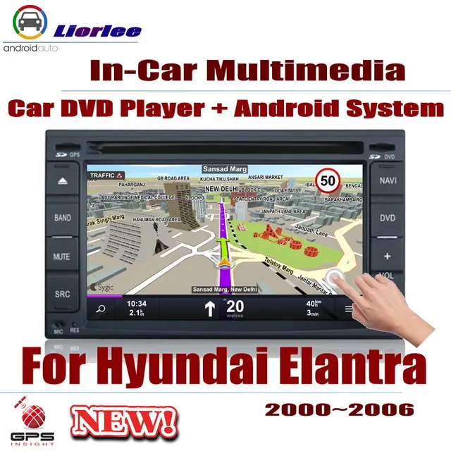 $US $396.00 For Hyundai Elantra 2000-2006 Car Android Player Radio GPS Navigation Displayer System Audio Video In Dash Multimedia Head Unit