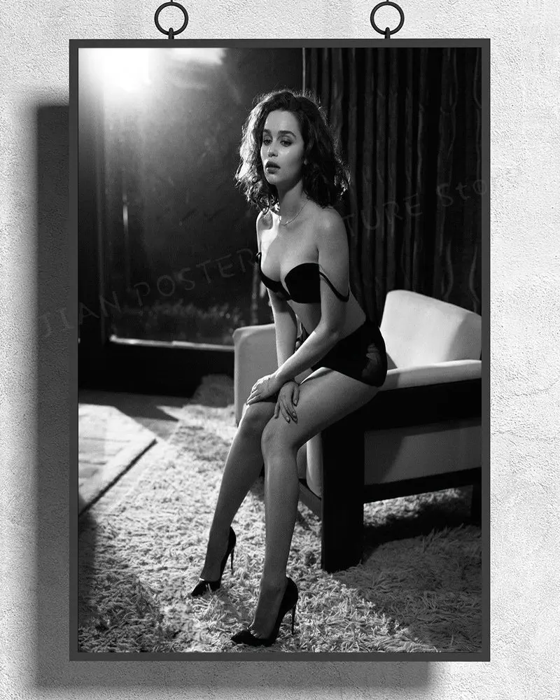 H473 Silk Poster Home Decoration Emilia Clarke Actress Star 07 Wall Art Christmas Gift