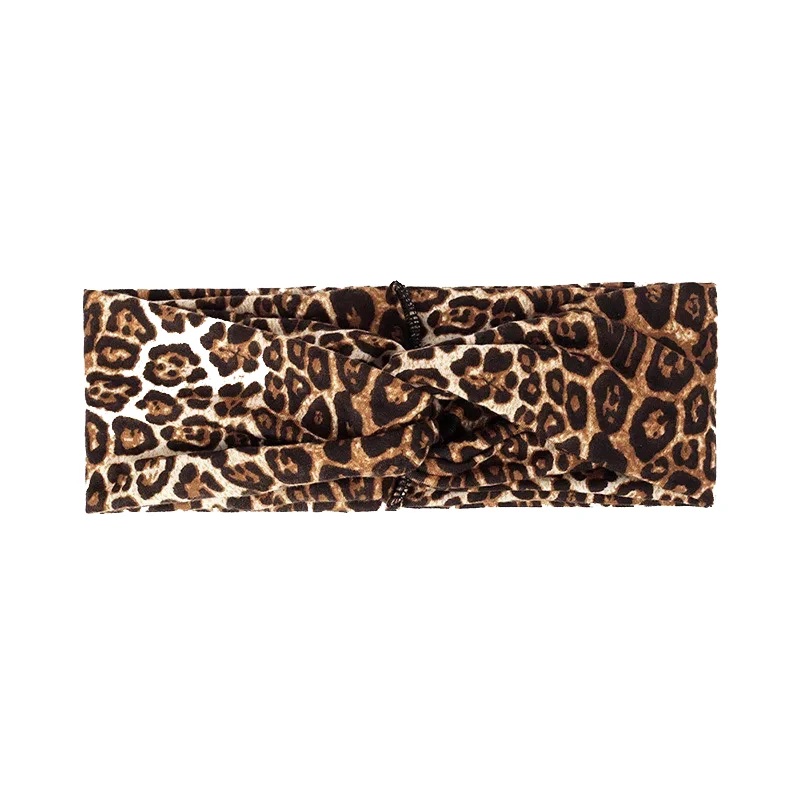 Latin Dance Accessory Salsa Tango Cha Cha Rumba Practice Wear Fashion Leopard Print Headband Elastic Dance Headdress DNV13561