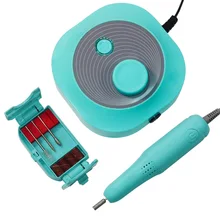 Электрическая профессиональная насадка для ногтей машина для маникюра Инструменты 25000 об/мин сверла поворотные заусенцы для удаления кутикулы пилка для ногтей оборудование