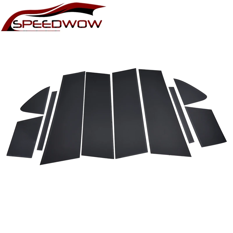 Автомобильная наклейка SPEEDWOW зеркальный эффект оконный столб крышка накладка