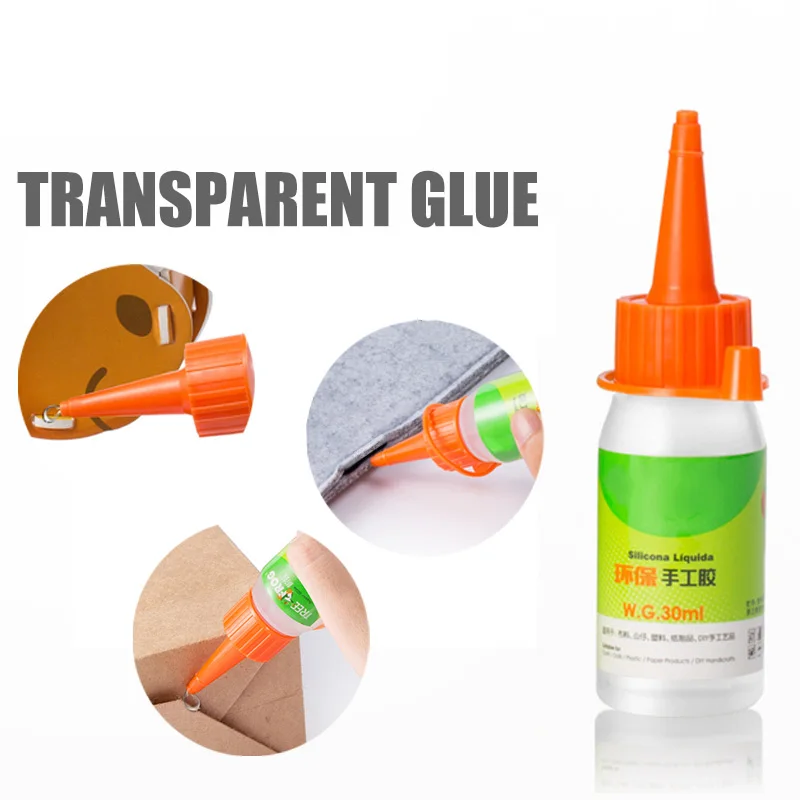

Liquid Glue Alcohol Adhesive 30ml for Fabric Stationery DIY Art Craft Scrapbooking DTT88
