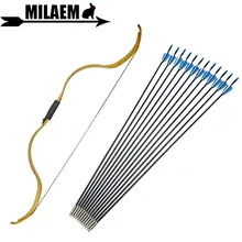 20lbs Archery Traditional Recurve Bow And Arrow Set Fiberglass Arrow Removable Bow Riser Longbow Hunting Shooting Accessories 20lbs Archery Traditional Recurve Bow And Arrow Set Fiberglass Arrow Removable Bow Riser Longbow Hunting Shooting Accessories