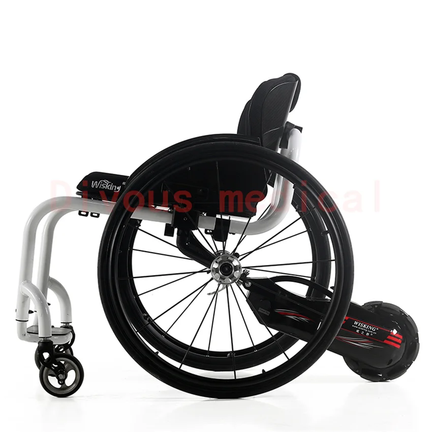 8inch 24V 250W Gear Motor Electric Booster Wheelchair Aid Lithium Battery Tractor DIY Rear Power Assisted Intelligent 2