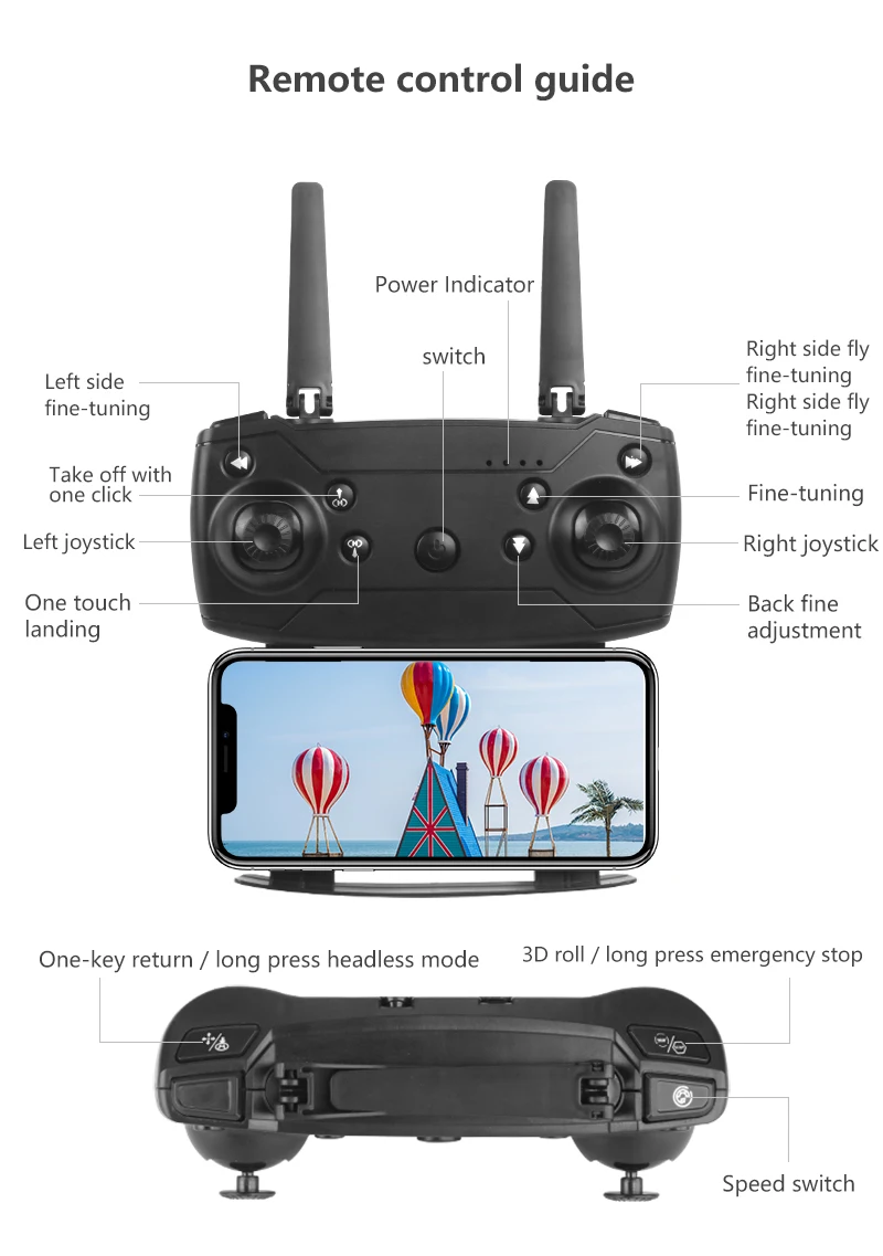 E88 Foldable 4K Mini Drone With RC Quadrocopter With WIFI FPV Wide Angle HD Camera Helicopter Height Keeping Drone Toys Boy Gift