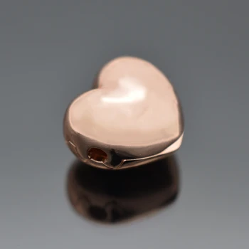 

Beads Charms Pink Enamel Love Heart Clip 925 Sterling Silver Plug Beads Bracelet Bangle Diy Jewelry