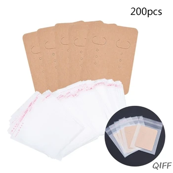 

Earrings Jewelry Card Paper Set Earring Display Stand DIY Ear Stud Cardboard