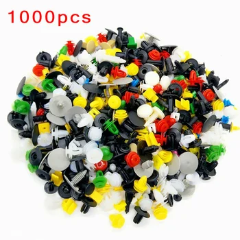 

Retainer Fastener Clips Push Pin Caravans Trim Assortment 1000pcs Set Car Mixed